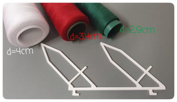 Overlockrollen Halter